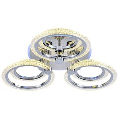 Светодиодная люстра 8003/3+3 CHR 108W+8W RGB Profit Light