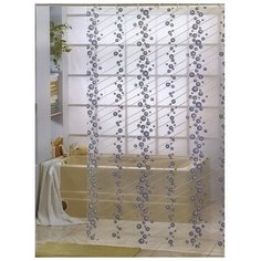 Штора для ванной King Diamond 801, 180х180 см прозрачный