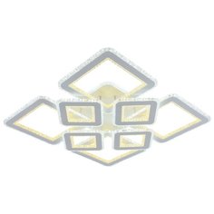 Светодиодная люстра 8041/4+4 WHT A 216W+200W BL+YL Profit Light