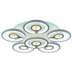 Светодиодная люстра 8070/5+1 WHT 168W+11W RGB Profit Light