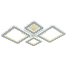 Светодиодная люстра 8041/2+2 WHT 138W+100W BL+YL Profit Light