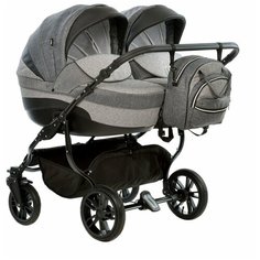 Коляска для двойни Indigo INDIGO DUO (07), черный