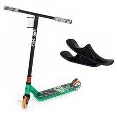 Самокат Трюковой Explore трюковой самокат-снегокат 2в1 Move (Зелёный), 110 мм