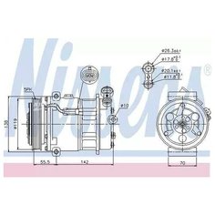 NISSENS 89157 Компрессор кондиционера