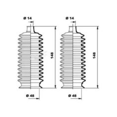 MOOG K150177 Пыльник рулевой рейки
