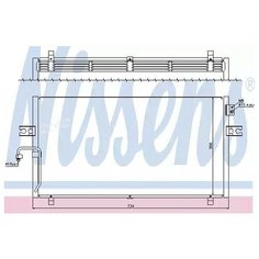 NISSENS 94499 Радиатор кондиционера внешний