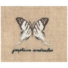 Набор для вышивания: PAPILLON : GRAPHIUM (Бабочка GRAPHIUM) Le Bonheur des Dames 5*5,5, 3623