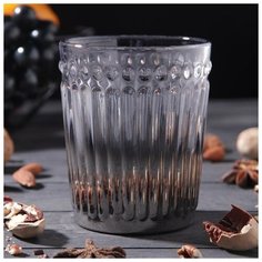 Стакан "Босфор" 250 мл 8х8х10, цвет градиент серебро 5078889 Сима ленд