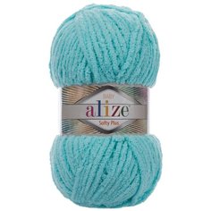 Пряжа для вязания Ализе Softy Plus (100% микрополиэстер) 5х100г/120м цв.263 бирюзовый ALIZE