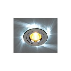 Точечный светильник со светодиодной подсветкой. 2060/2 SL/LED/WH (хром / белый) Elektrostandard