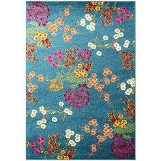 Недорогой синтетический ковер Crystal Merinos 2926-Blue прямоугольник (200*300 см)