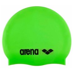 Шапочка для плавания ARENA Classic Silicone, 9166265, зеленый, силикон