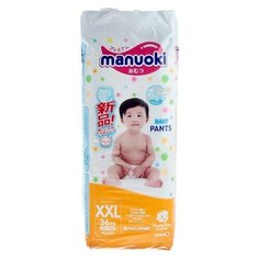Manuoki Подгузники-трусики Manuoki XXL 15+ кг, 36 шт