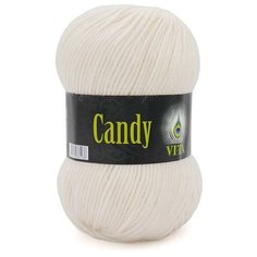 Пряжа Vita Candy (Канди) 2501 белый 100% шерсть 100г 178м 5шт