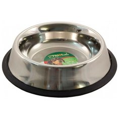 Миска триол металлическая, на резинке, 0,7 л Triol