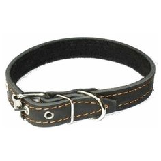 Ошейник кожаный зоотехнология-м 20, чистый