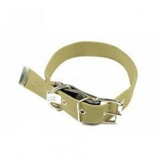 Одинарный ошейник из брезента зоотехнология-м, размер 75 см, ширина 45 мм