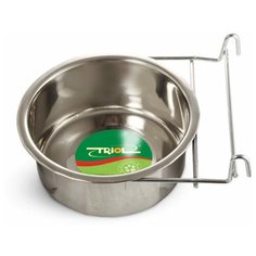Миска триол для грызунов навесная, металл, 0,28 л Triol
