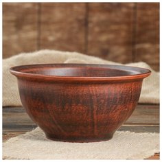 Миска 0.7 гладкая 4697518 Красная глина