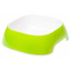 Миска Ферпласт GLAM SMALL пластиковая, лайм, 0,4 л Ferplast