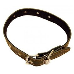 Кожанный щенячий ошейник зоотехнология-м 30