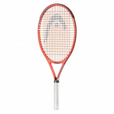 Ракетка для большого тенниса детская HEAD Radical 21 Gr05, арт.235131, для детская 4-6лет, алюминий, со струн., оранжевый