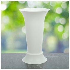 Альтернатива Ваза под срезку, 3 л, цвет белый Alternativa