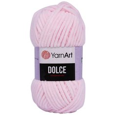 Пряжа YarnArt Dolce 100г. 120м (100% микрополиэстер) (781 нежно-розовый)