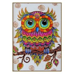Алмазная мозаика "Совушка", 28 цветов Milato