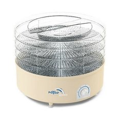 Сушилка для овощей и фруктов Ротор Дива СШ-007-06, прозрачный, 3 поддона, упаковка гофрокартон