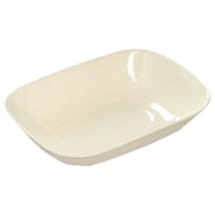 Керамика ручной работы Салатник Вояж, 21 х 15.5 см капучино