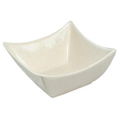 Керамика ручной работы Салатник Квадрат, 18 х 18 см бежевый