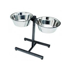Подставка юсонд квадратная с металлическими мисками, 2,9 л Usond