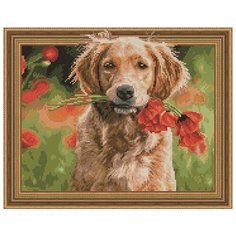 Алмазная мозаика Букет от друга, PaintBoy 40x50 см.