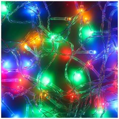 Гирлянда Сноубум Вьюн, 900 см, 100 ламп, разноцветный/прозрачный провод