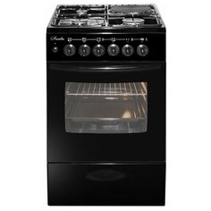 Плита газоэлектрическая Лысьва ЭГ 1/3г14 МС-2у (без крышки), black