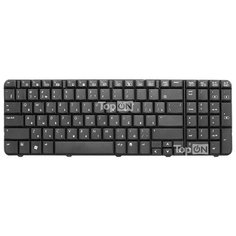 Клавиатура для ноутбука HP Compaq Presario CQ70, G70 Series. Плоский Enter. Черная, без рамки. PN: MP-07F13SU-442. Top On