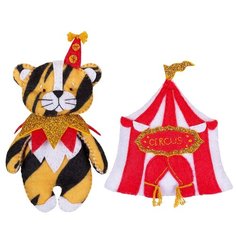 Набор для шитья куклы, изготовления игрушки TF-0385 Тигренок- циркач Miadolla