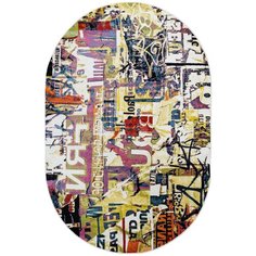 Недорогой синтетический ковер Crystal Merinos 2776- Multicolor овал (200*300 см)