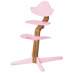 Детский стульчик Evomove Nomi от 2 до 12 лет с основанием дуб розовый