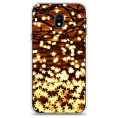 Силиконовый чехол "Новогодняя гирлянда" на Samsung Galaxy J3 2017 / Самсунг Галакси Джей 3 2017 Case Place