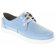 Туфли Shoiberg женские летние, размер 36, цвет голубой, артикул 854-25-02-12