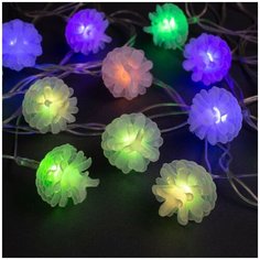 Гирлянда светодиодная "Шишки сосновые" 5м, 20 LED, прозрачная нить Luazon Lighting
