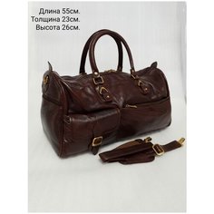 Сумка дорожная из натуральной кожи BBB