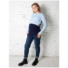 Джемпер Мамуля красотуля Бэмби синий/голубой 48