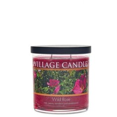 Ароматическая свеча Village Candle "Дикая роза", стакан, маленькая