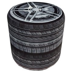 Грей Пуф Тип 1, Черный с рисунком Triya