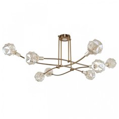 Люстра Favourite Liberty 2669-8P, G9, 320 Вт, кол-во ламп: 8 шт., цвет арматуры: золотой, цвет плафона: бежевый