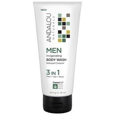 Гель-шампунь для душа 3 в 1 Andalou Naturals Invigorating Body Wash, 251 мл