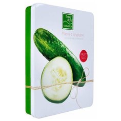 Beauty Style тканевая маска Fruit Silk с огурцом Увлажнение и упругость, 30 мл, 7 шт.